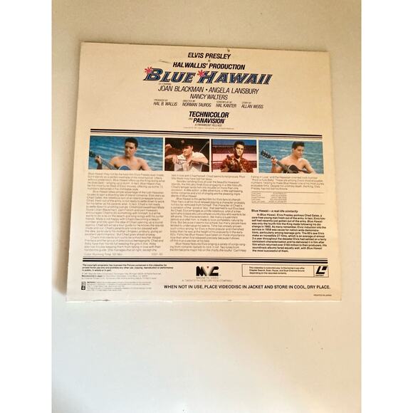 Blue Hawaii Elvis Presley 1981 VTG Laserdisk Extended Play - Picture 3 of 3